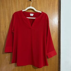 Red Women's Blouse